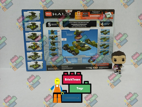 Mega Construx Halo Tanque Escorpion Unsc Bricktown Toys (Usado)