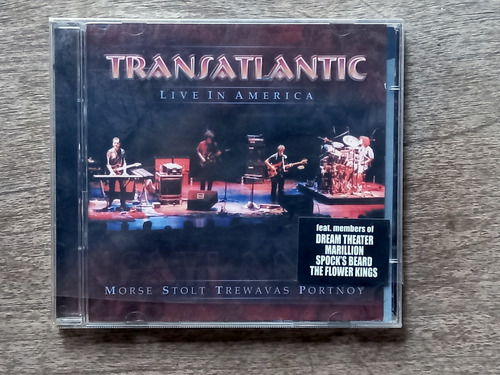 Cd Transatlantic - Live In America (2001) Europa Doble R20