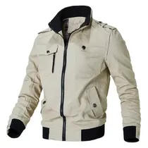 Comprar Chaqueta Bomber Informal Abrigo Cortavientos Con Cremallera