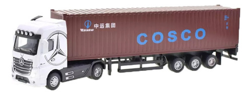 I Remolque Con Camión Portacontenedores Modelo 1:36