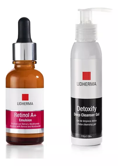 Kit Retinol A+ Emulsión + Detoxify Deep Cleanser Lidherma