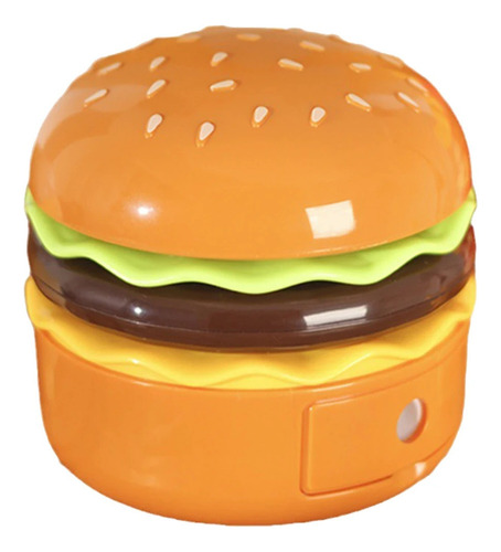 Lámpara De Mesa Burger Con Sacapuntas Portátil