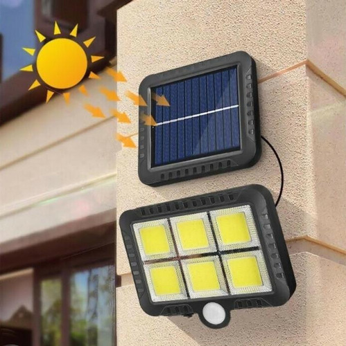 Luz De Sensor Solar Bk-128-6cob