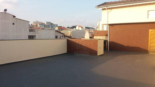 Imagem 9 de 20 de Cobertura Com 3 Dormitórios Para Alugar, 160 M² Por R$ 2.600,00/mês - Vila Metalúrgica - Santo André/sp - Co2325