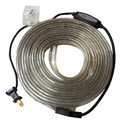 Manguera Luminosa Led Blanco Y Azul Plana 10mts Ml884