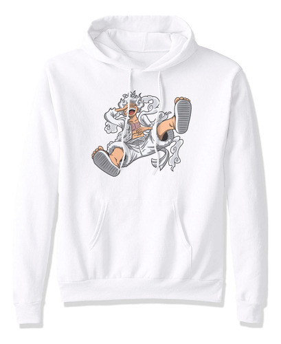 Sudadera One Piece Anime Traje Blanco Monkey D Luffy 