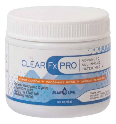 Clear Fx Pro 225ml Carbon Y Resina Anti Fosfatos Aclaradora