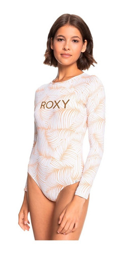 Body Lycra Manga Larga Mujer Roxy Palm Tree