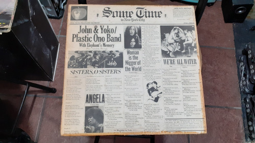 Lp John Y Yoko Sometime In New York En Acetato,long Play 
