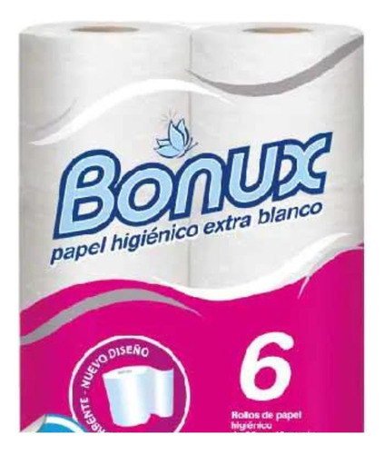 Papel Higienico Extra Blanco Bonux 6 Rollos