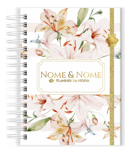 Planner Da Noiva Personalizado Com Nome Luco Mandaluhz