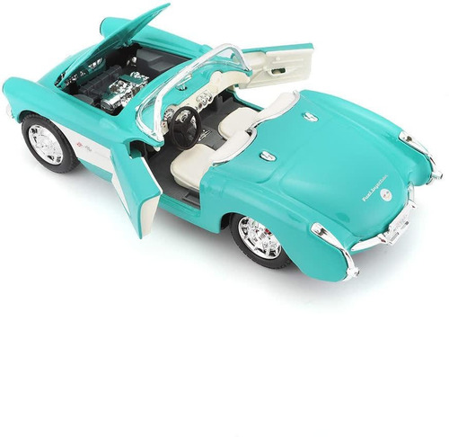  Auto Chevrolet Corvette 1957 Escala 1:24 Special Edition