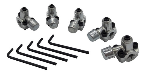 Válvula Pinche Refrigeracion 1/4 5/16 3/8 X5 Unidades Cts