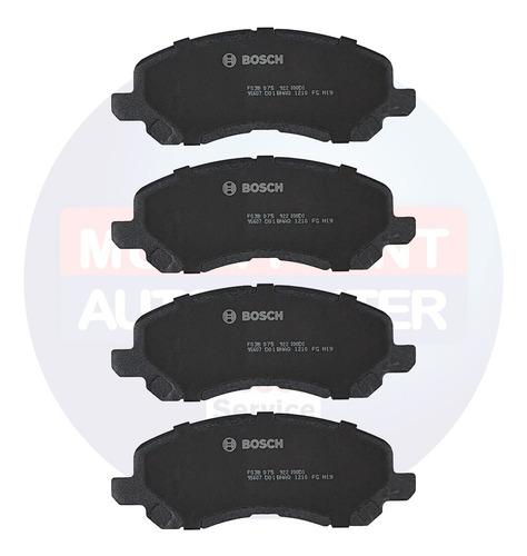 Imagem 3 de 6 de Pastilha Freio Jeep Compass 2011 2012 2013 2014 2015 Cerâmica Bosch Dianteira