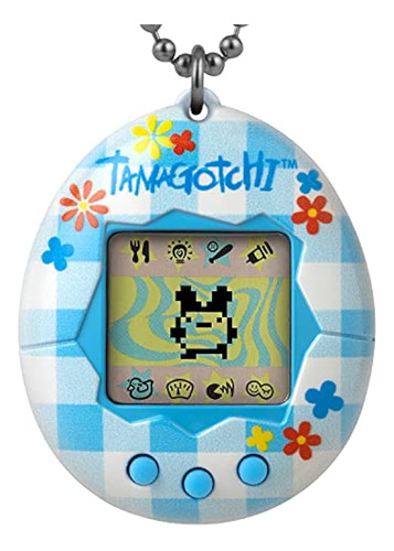 Mascota Virtual - Tamagotchi - Diseño Flor A Cuadros