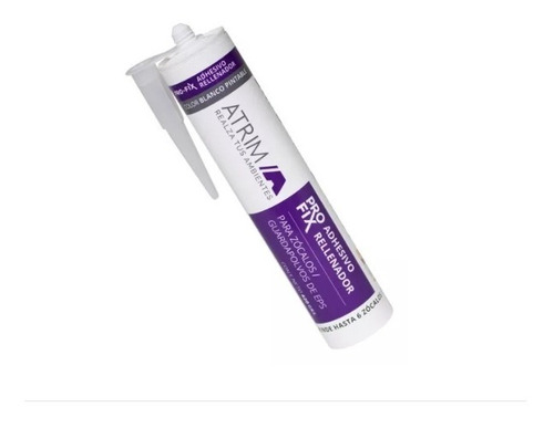 Adhesivo Rellenador Profix Atrim 420ml Blanco Pintable