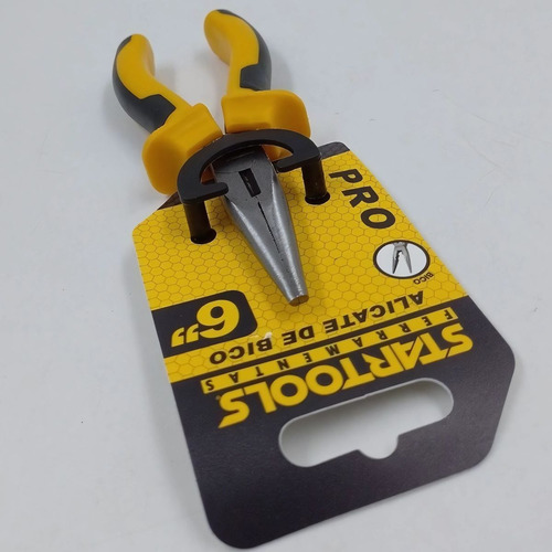 Alicate De Bico Meia Cana 6" Anti Choque Linha Profissional