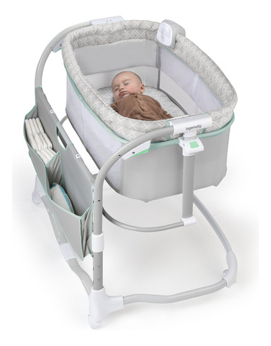 Cuna Colecho Dream & Grow Bedside 13008 Ingenuity 0020-gris