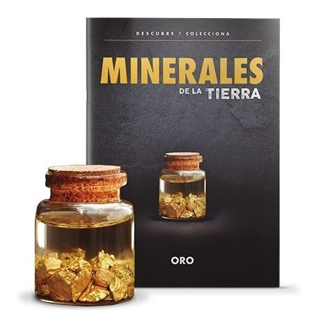 Imagen 1 de 1 de Colección Minerales De La Tierra Oro + Libro Lun
