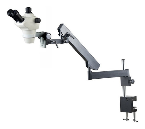 Microscopio Trinocular 4x-50x  Barlow,  Iluminador, Brazo