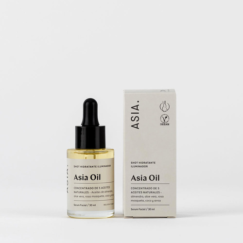 Asia Oil, Asia Skincare, Shot Hidratante Iluminador