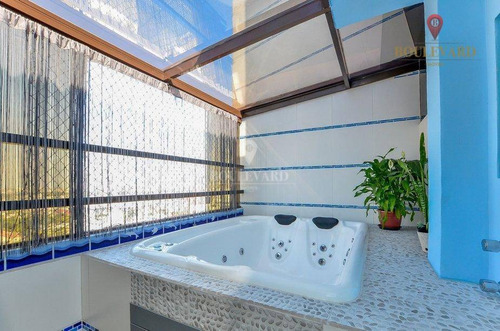 Imagem 7 de 30 de Cobertura Duplex Com Vista Panorâmica - Ao Lado Shopping Curitiba - No Rebouças - Co0022