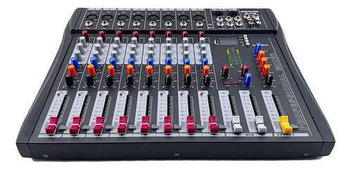 Mesa De Audio Profissional 8 Canais Briwax Gf-6190