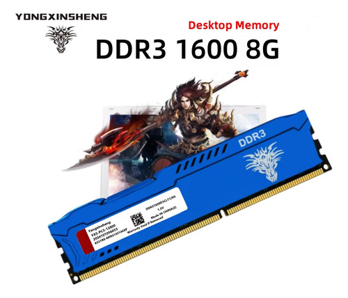 Memoria Ram Ddr3 8gb 1333 1600 1866mhz Con Dicipador