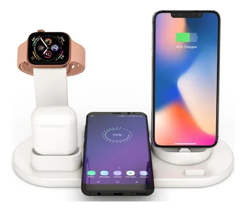 Cargador iPhone Tipo C Inalambrico Usb Smartwatch Iwatch