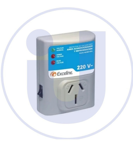 Imagen 2 de 2 de Protector De Voltaje 220v Nevera Aires Exceline
