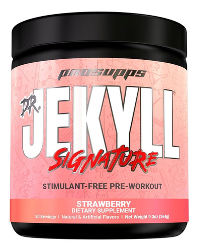 Prosupps Dr. Jekyll Signature Pre-workout Powder, Sin Estimu