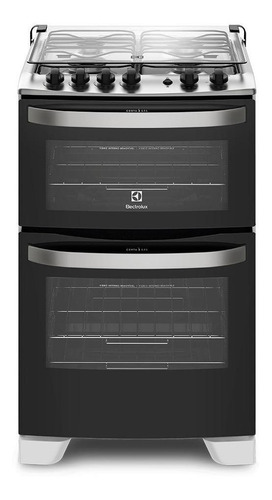 Cocina Electrolux 56dbq  Gas Natural 4 Hornallas-doble Horno