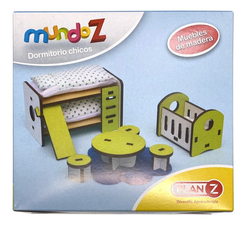 Imagen 2 de 8 de Muebles Casita Muñecas Infantil Cuarto Chicos