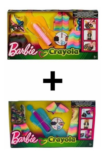 Barbie Diseño Mágico Crayola Set De Ropa (pack 2 Piezas)