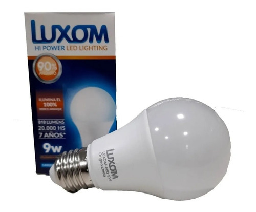 Luxom A60 Led 9 W 220V  Blanco Frío