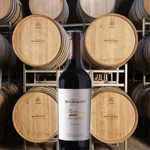 Vino Domaine Bousquet Reserva Malbec Orgánico 6x750 Ml