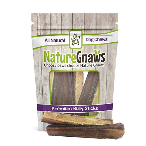 Naturaleza Roe Jumbo Xl Grueso Bully Sticks (6 Conde) - 100%