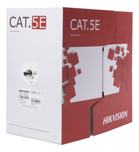 Cable De Red Hikvision Cat5e Utp 305m Ds-1ln5eo-uu/e