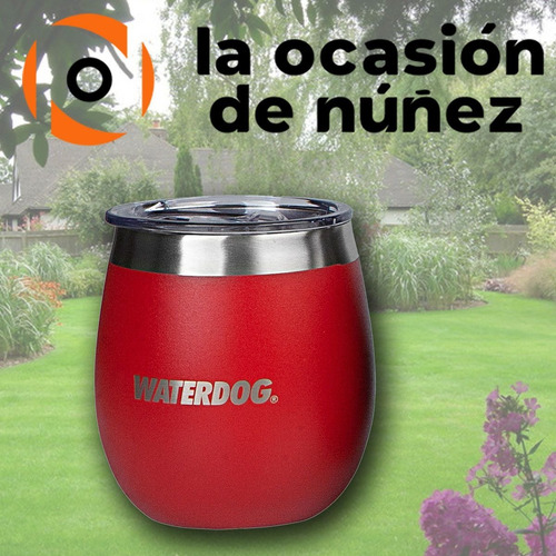Vaso Mate Copon Termico Acero Inoxidable Con Tapa 240 Cc