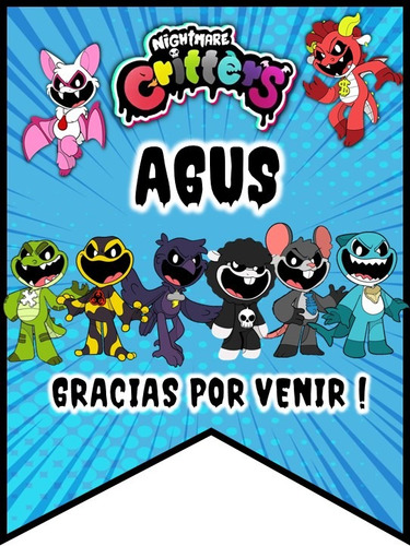 Kit Imprimible Express Personalizado - Nightmare Critters #1