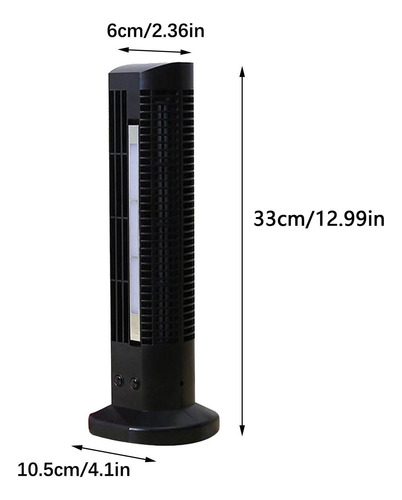 Acondicionador Tipo Torre S Usb Tower Fan Mini Leafless