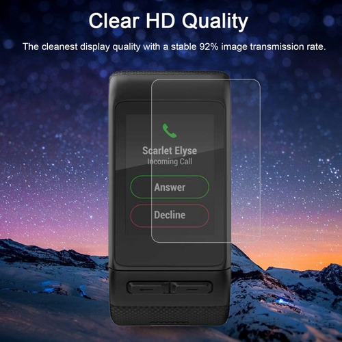 Compatible Película De Vidrio Templado For Reloj Inteligente De 2 Piez