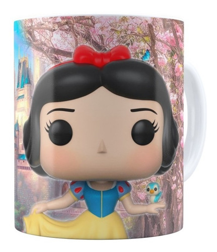 Taza Ceramica Premium Motivos Princesas Funkos