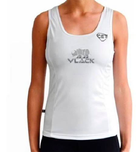 Musculosa Entrenamiento Dama - C E T - Cumin Blanca