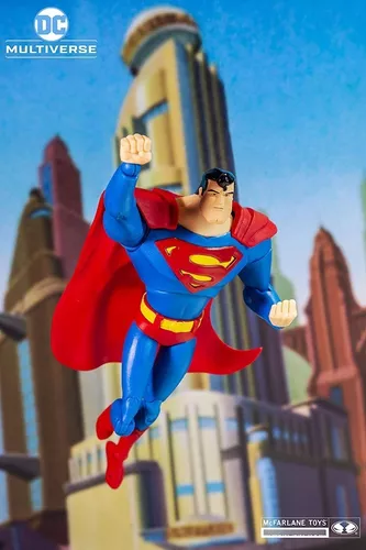 Dc Multiverse Figura Superman Serie Animada 18 Cm 2020