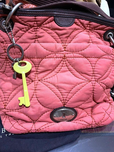 Imagen 3 de 3 de Bolso Crossbody Fossil Keyper 29*28 Textil *jcvboutique