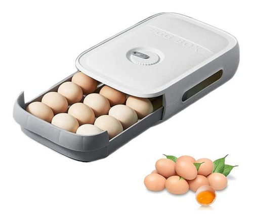 Caja De Almacenamiento De Huevos Frescos Organizador X12