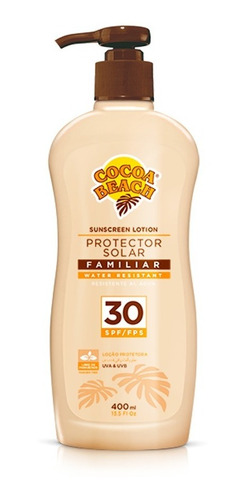 Cocoa Beach Protector Solar F30 Familiar 400ml