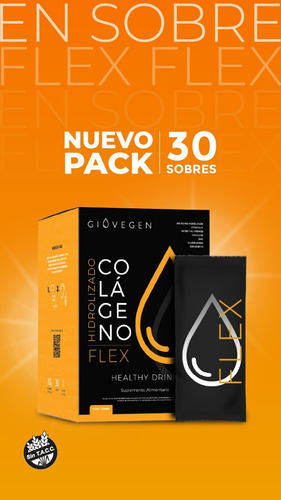 Imagen 3 de 8 de Giovegen Flex - Colágeno Hidrolizado Bebible