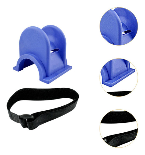 Porta Cañas De Pescar... Azul En Forma De U